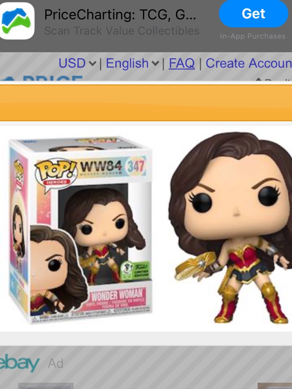 Wonder Woman WW84 Funko Pop - Picture 5 of 5